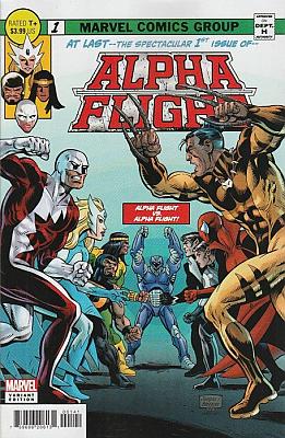 Alpha Flight v5 #1 Jurgens Homage Variant by Phil in Alpha Flight Volume 5
