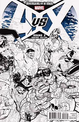 Avengers Vs X-Men #2 - Bradshaw Variant Sketch by Phil in Avengers Vs X-Men