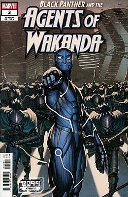 Black Panther and the Agents of Wakanda #3 2099 Variant by Phil in Black Panther (1998)