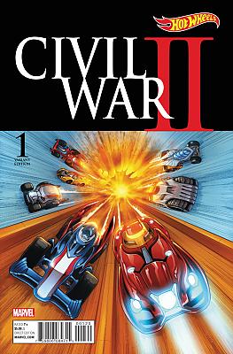 Civil War II #1 Hot Wheels Variant by Phil in Civil War II