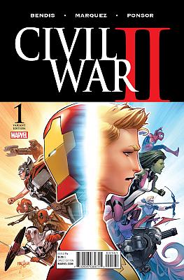Civil War II #1 Marquez Variant by Phil in Civil War II