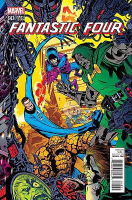 Fantastic Four #643 Golden Connecting Variant by Phil in Fantastic Four