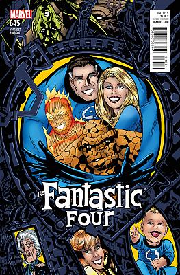 Fantastic Four #645 Golden Connecting Variant by Phil in Fantastic Four