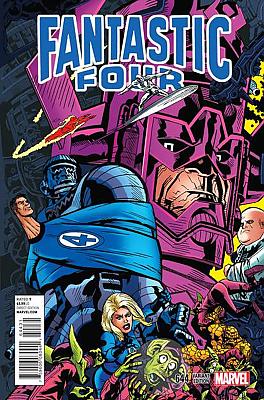 Fantastic Four #644 Golden Connecting Variant by Phil in Fantastic Four