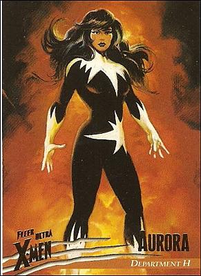 #016 - Aurora (Front) by Phil in Fleer Ultra X-Men:Wolverine (1996)