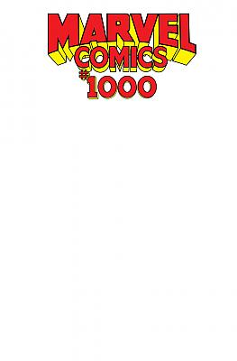 Marvel Comics #1000 Blank Cover