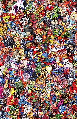Marvel Comics #1000 Garcin Collage Variant by Phil in Marvel - Misc
