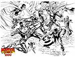 Marvel Comics #1000 Quesada Black & White Wraparound Variant by Phil in Marvel - Misc