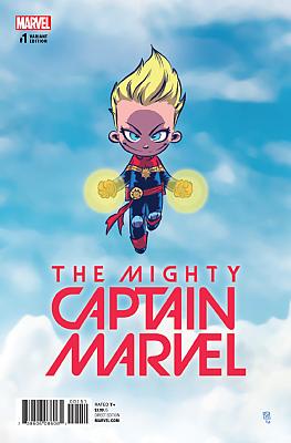 The Mighty Captain Marvel (2017) #01 (Young Variant) by Phil in The Mighty Captain Marvel