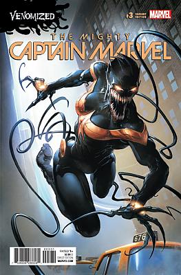 The Mighty Captain Marvel (2017) #03 Venomized Variant