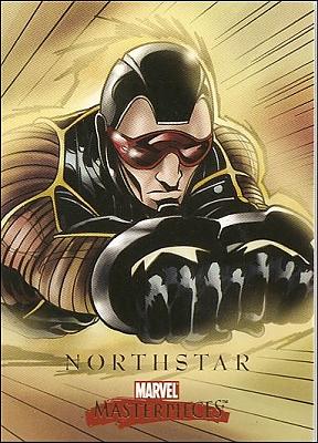 #058 - Northstar (Front) by Phil in Marvel Masterpieces 2 (2008)