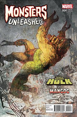 Monsters Unleashed (2016) #4 Sienkiewicz Monsters vs. Hero Variant Cover