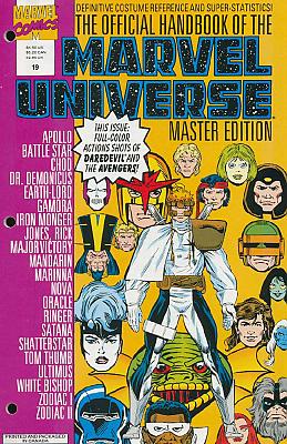 Official Handbook Of The Marvel Universe Master Edition #19