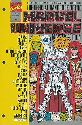 Official Handbook Of The Marvel Universe Master Edition #26