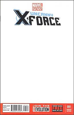 Uncanny X-Force #01 Blank Variant by Phil in Uncanny X-Force (2013)