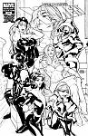 Uncanny X-Men #500 X-Women Sketch Variant