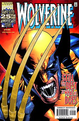 Wolverine #145 Gold Foil Second Printing by Phil in Wolverine (1988 series)