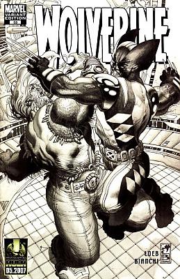 Wolverine v2 #53 - Black and White Variant by Phil in Wolverine (2003 series)