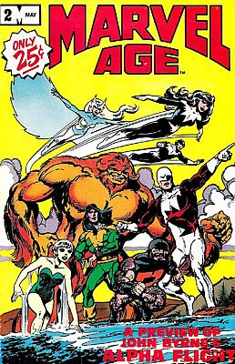 Marvel Age #002 by rplass in Marvel Age
