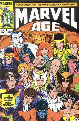 Marvel Age #032 by rplass in Marvel Age